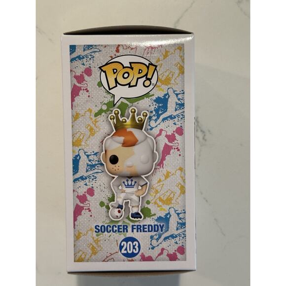 Funko Pop! Soccer Freddy #203 Funko Shop Exclusive DIY New #2 - Picture 4 of 7